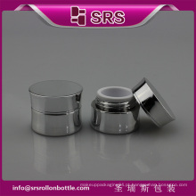 SRS prata amostra de cor plástica 5ml acrílico cosméticos pequeno gel gel uv